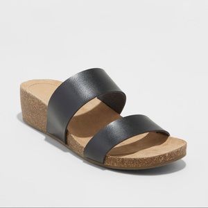 Kerryl Wedge Slide Sandals, 6.5
